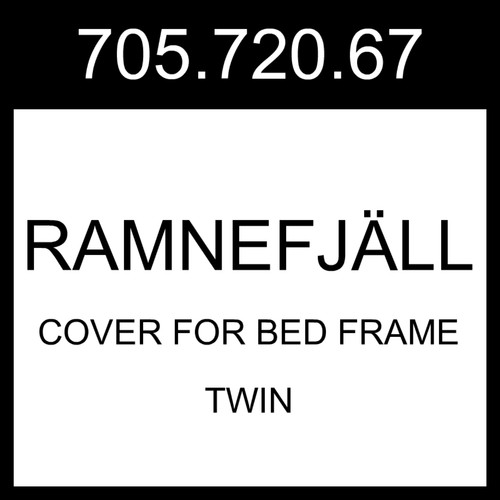 Ikea ramnefjäll cover - cover, bed